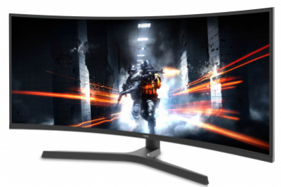 ¿Cuál es el propósito de un monitor curvo?